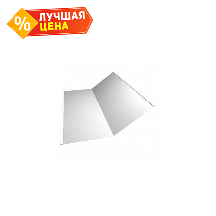 Планка ендовы нижней 300х300 0,45 Drap RAL 7004 сигнальный серый